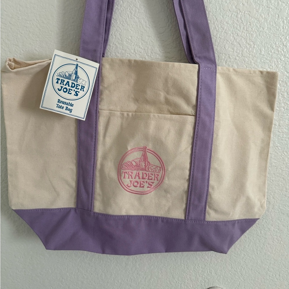 NWT Trader Joe’s Canvas Tote Bag